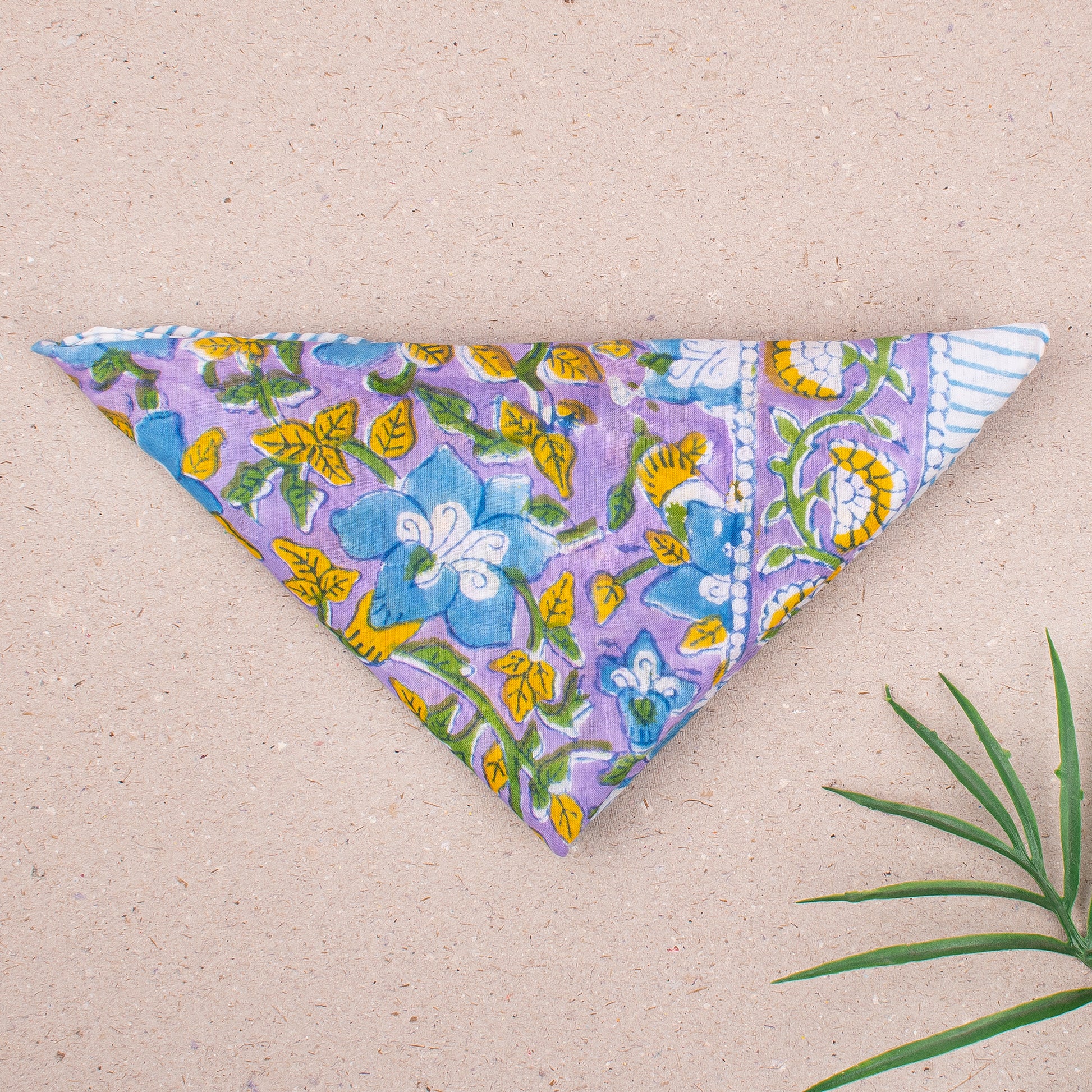 Handmade Reusable Cotton Bandanas With Floral Prints, Lightweight Headband For Neck Or Face, Bohemian Fashion For Her, Summer Wrap Gift