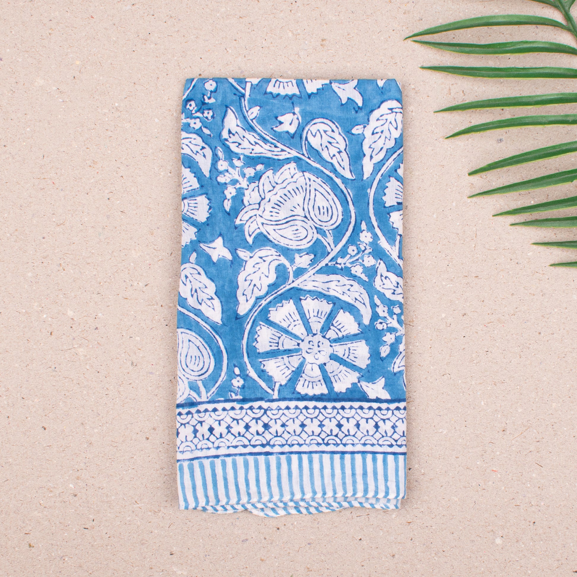 Eco-Friendly Handmade Cotton Bandana Headband Scarf, Reusable Block Print Headband Bandana for Men, Gift For Her