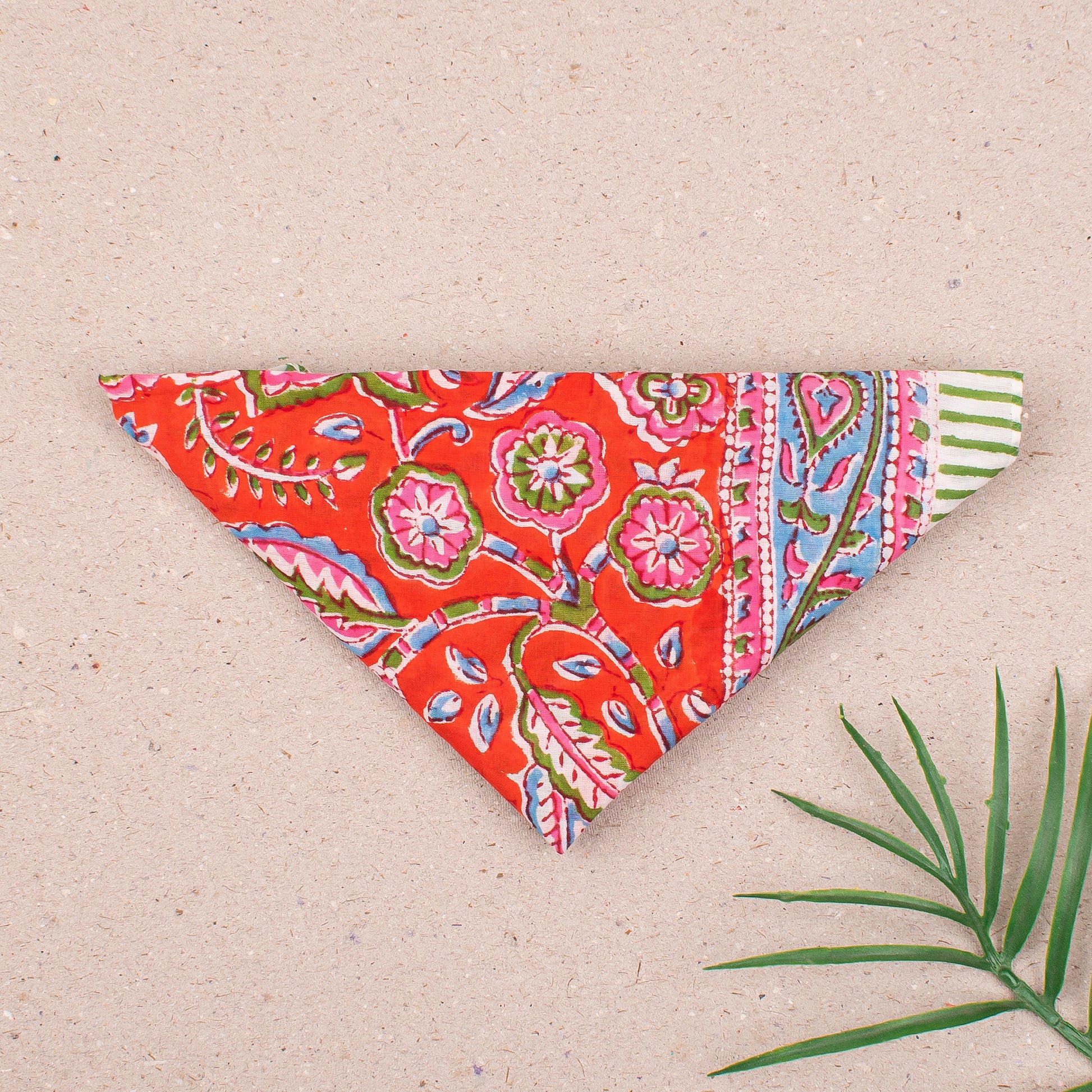 Reusable Handmade Cotton Bandanas, Lightweight Floral Printed Headband Bandana Scarf for Men & Women, Gift For Her