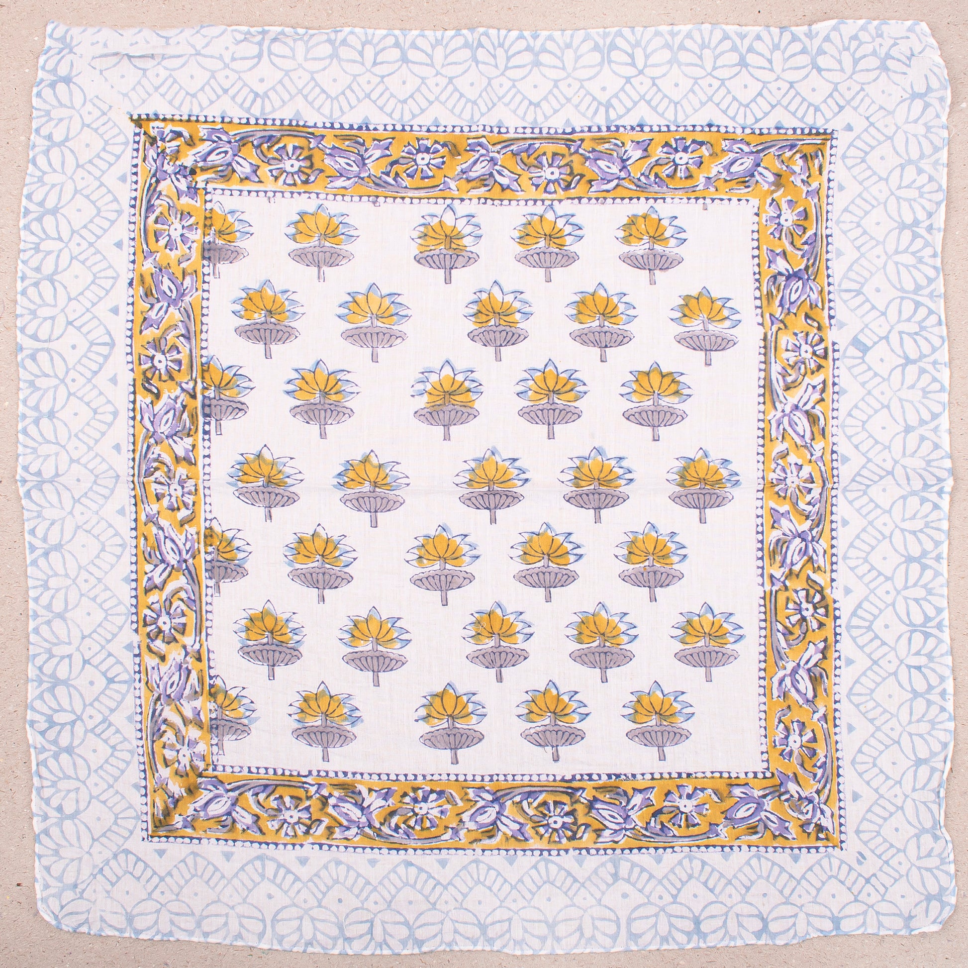 Boho Style Cotton Bandana Headband Scarf, Lightweight Headwrap For Face, Summer Style For Men & Women