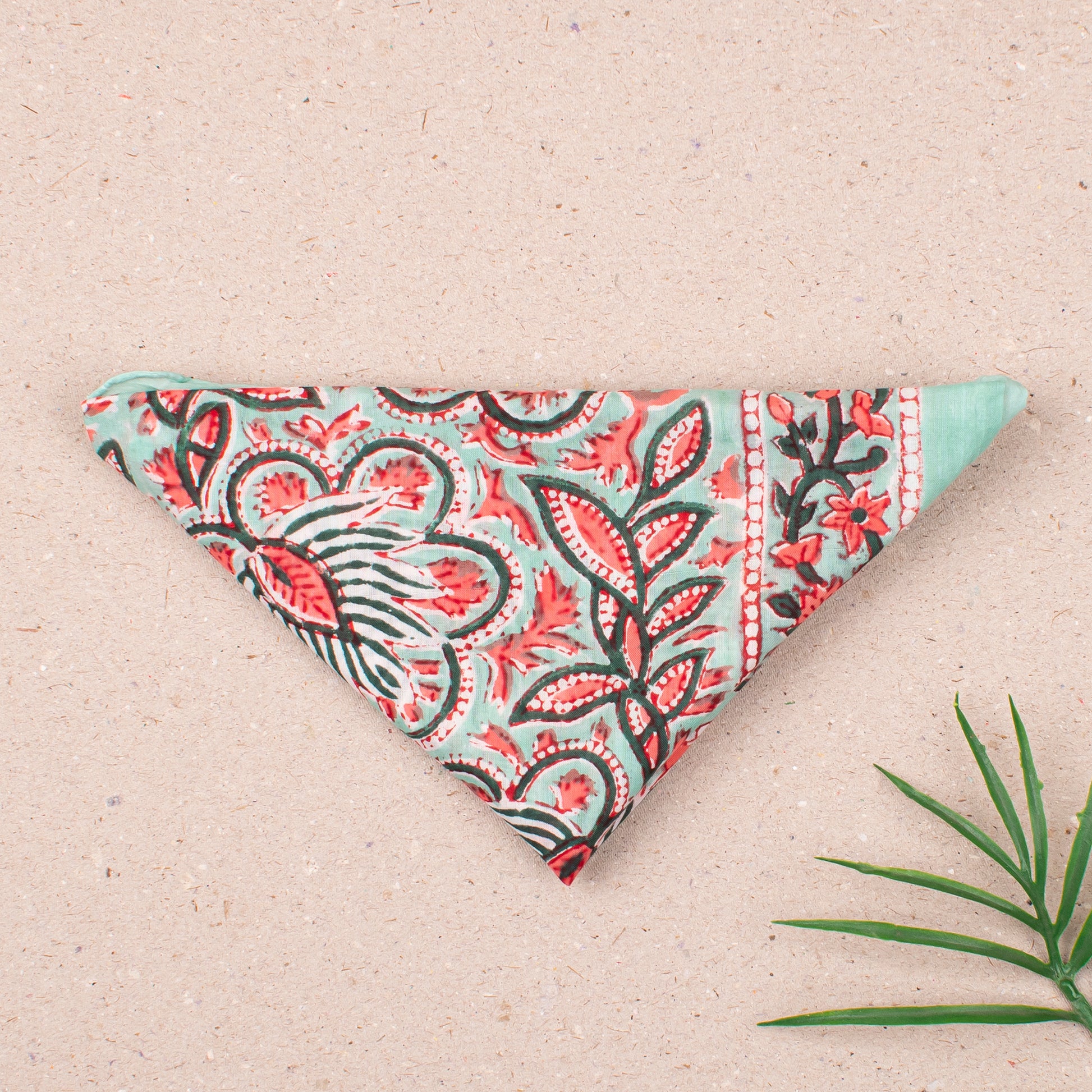 Eco-Friendly Hand Block Printed Cotton Bandanas for Men & Women, Reusable Headwrap For Him Or Her, Stylish Headband Bandana