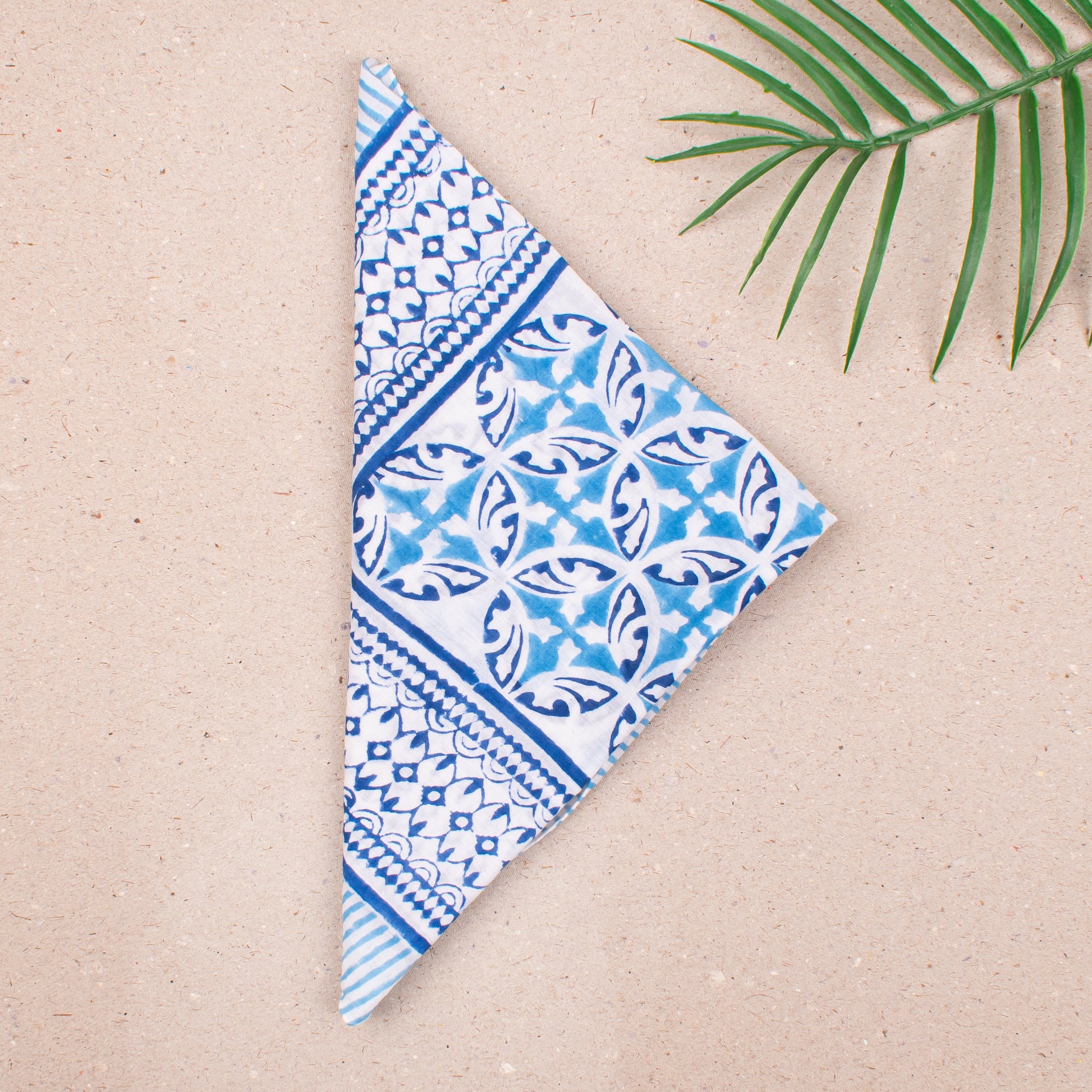 Handmade Summer Cotton Bandana Scarf, Lightweight Cotton Headwrap For Men & Women, Boho Floral Printed Reusable Accessory