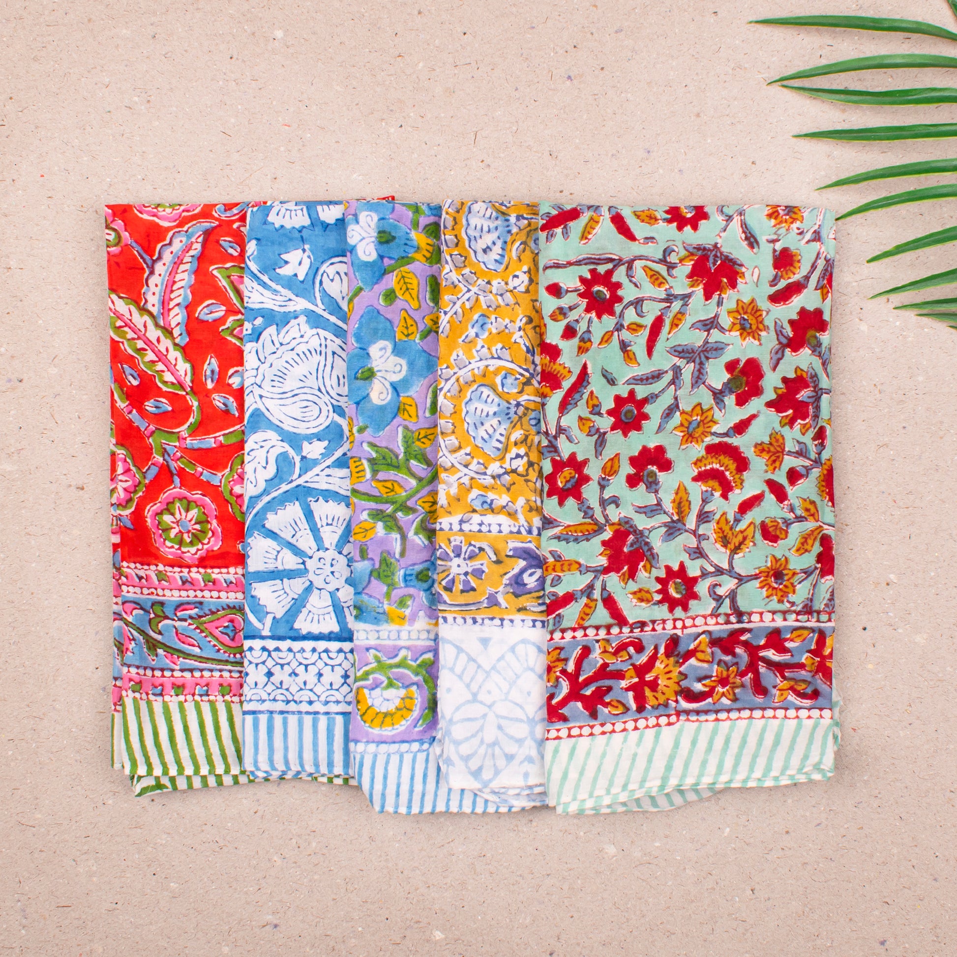 Boho Inspired Cotton Bandana Scarf, Handmade Lightweight Headwrap For Face, Neck Or Hair, Summer Style For Men & Women - 15pcs