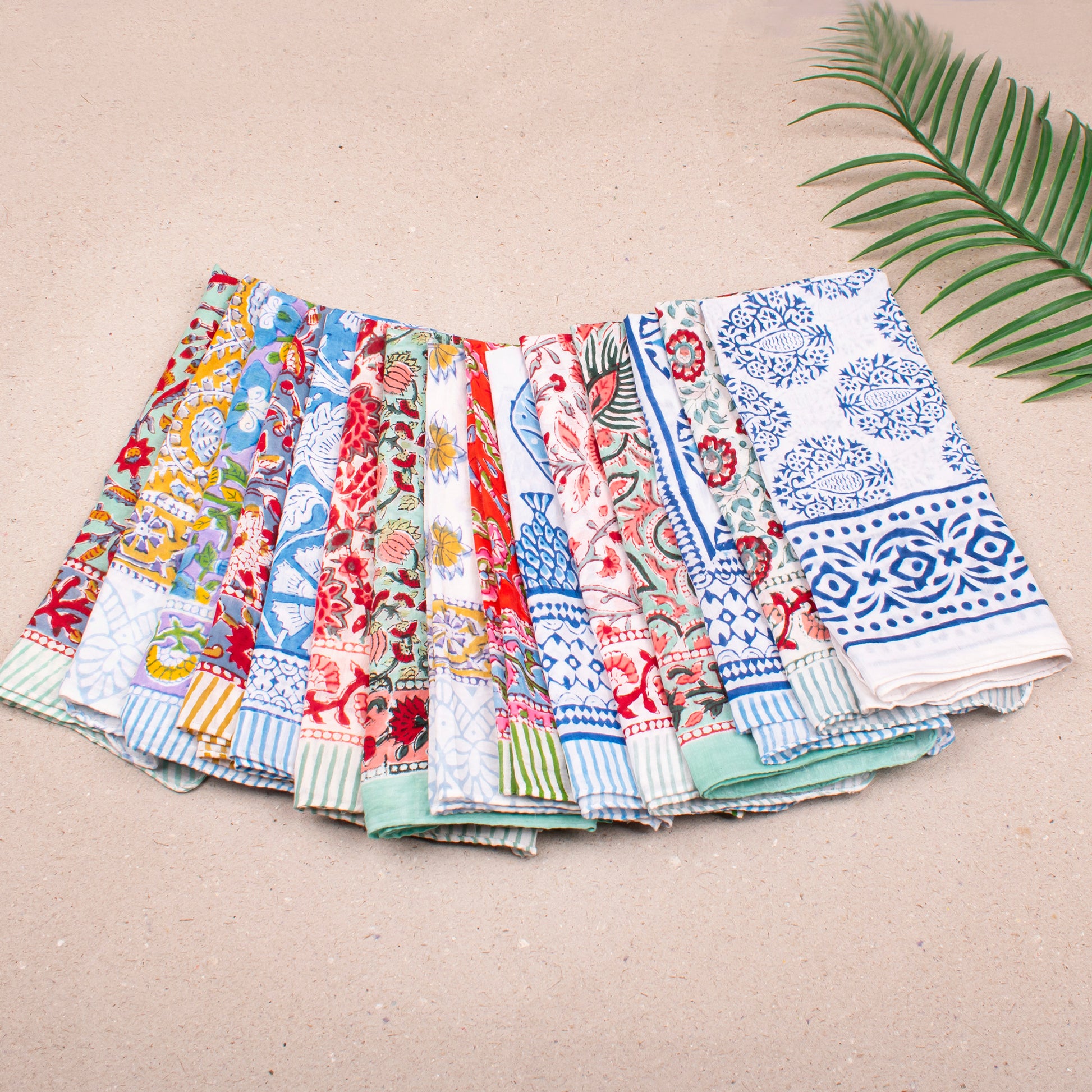 Boho Inspired Cotton Bandana Scarf, Handmade Lightweight Headwrap For Face, Neck Or Hair, Summer Style For Men & Women - 15pcs