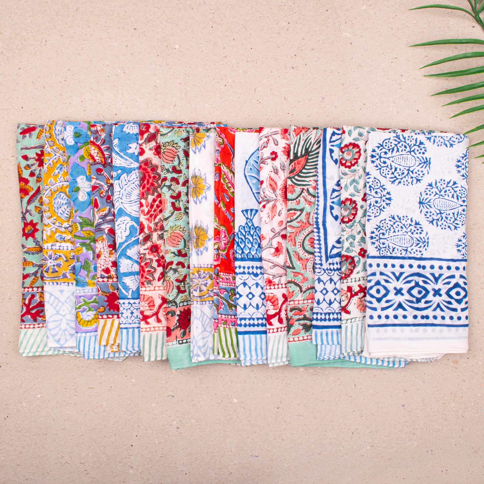 Boho Inspired Cotton Bandana Scarf, Handmade Lightweight Headwrap For Face, Neck Or Hair, Summer Style For Men & Women - 15pcs