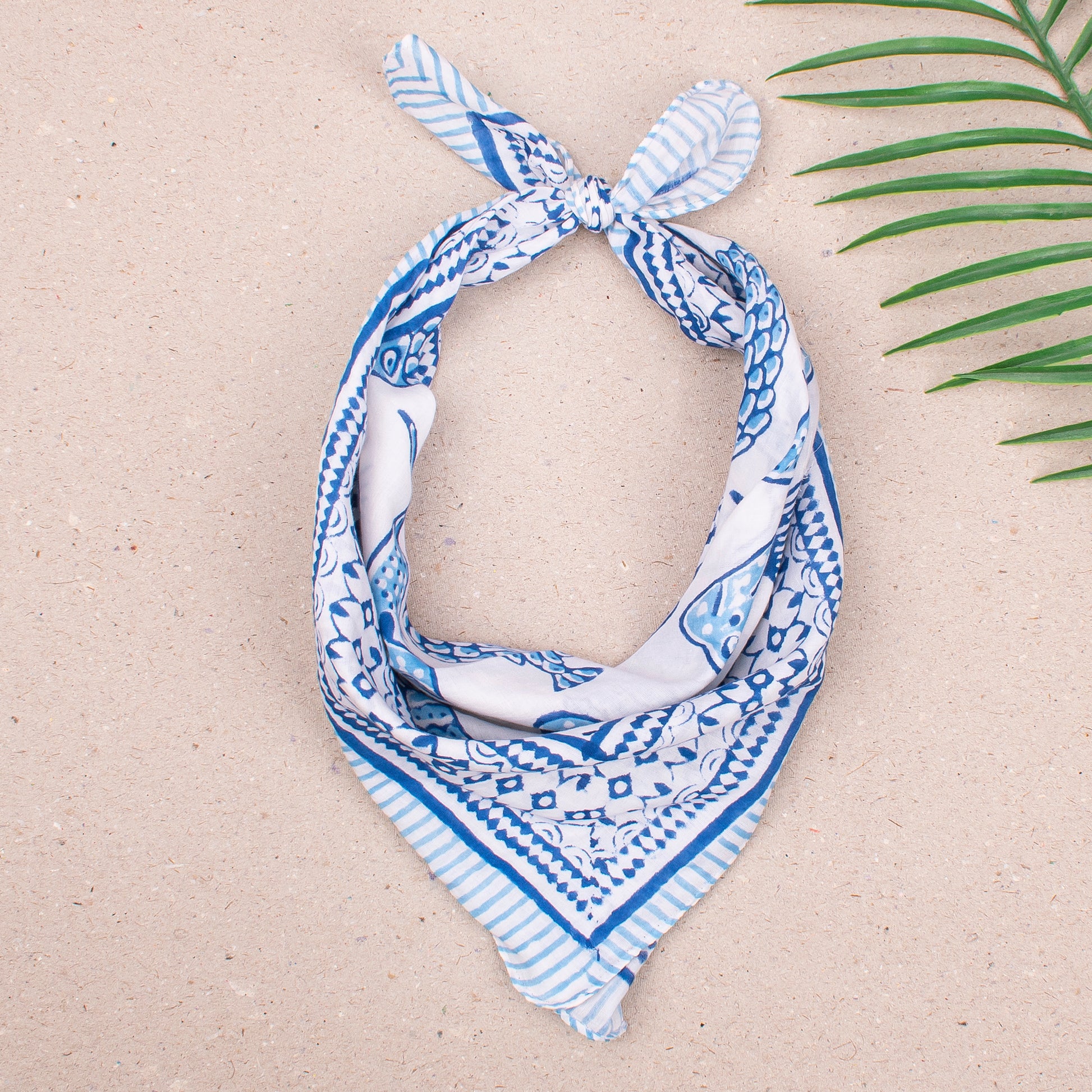 Lightweight Cotton Bandanas for Men & Women, Printed Headband Bandana Wrap for Men in Bohemian Style