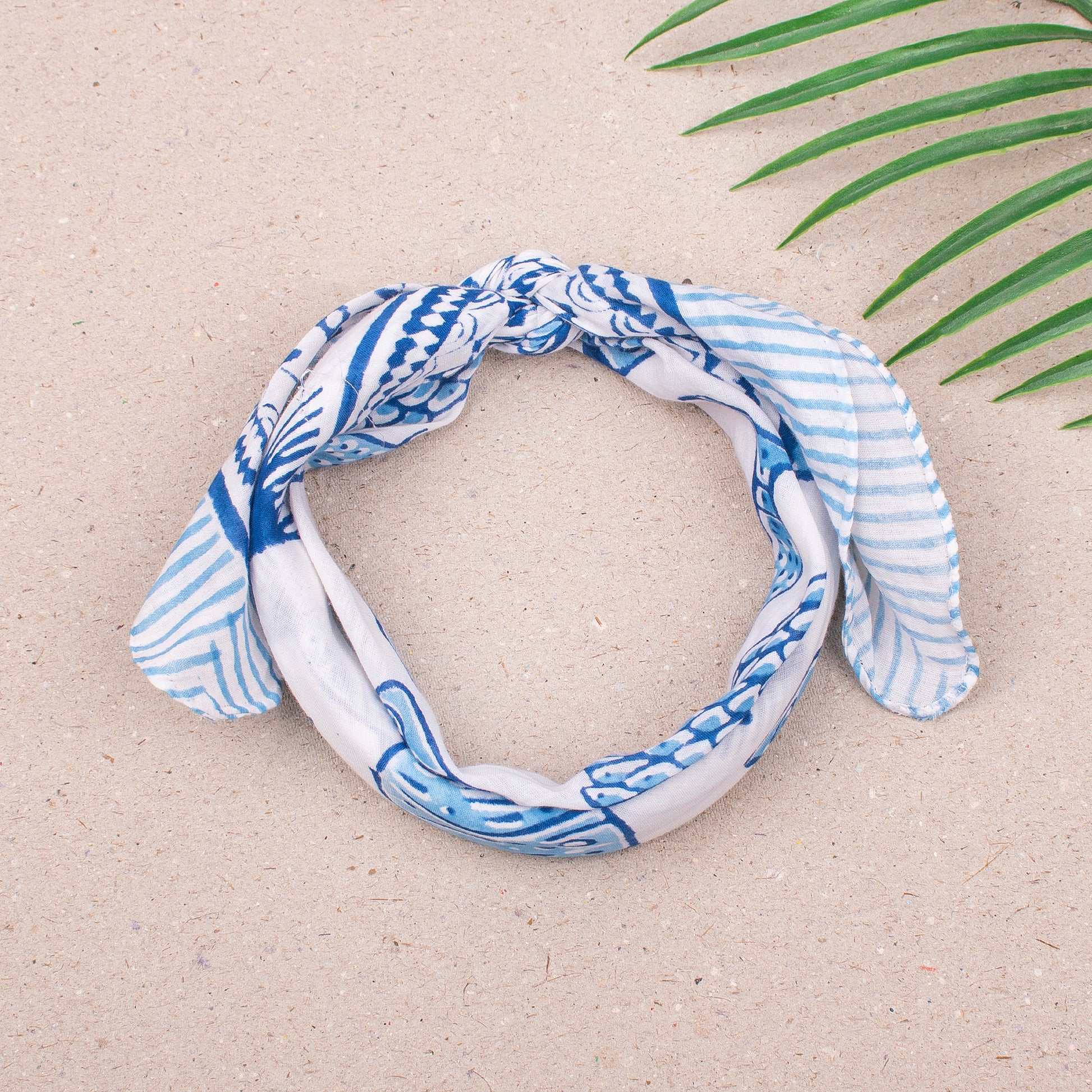Lightweight Cotton Bandanas for Men & Women, Printed Headband Bandana Wrap for Men in Bohemian Style
