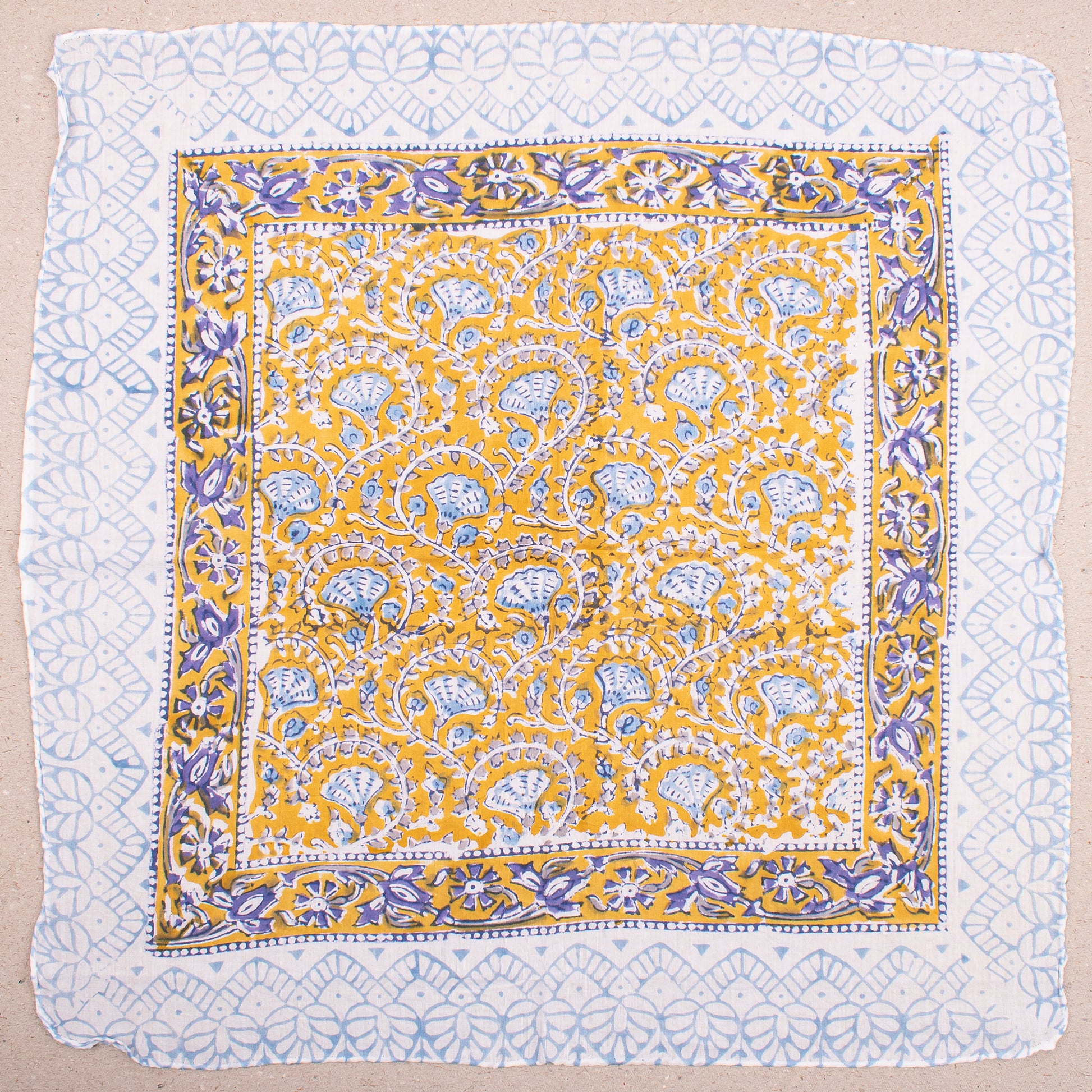 Organic Cotton Bandana For Men & Women, Handmade Headband With Boho Style, Bandana Scarf For Neck