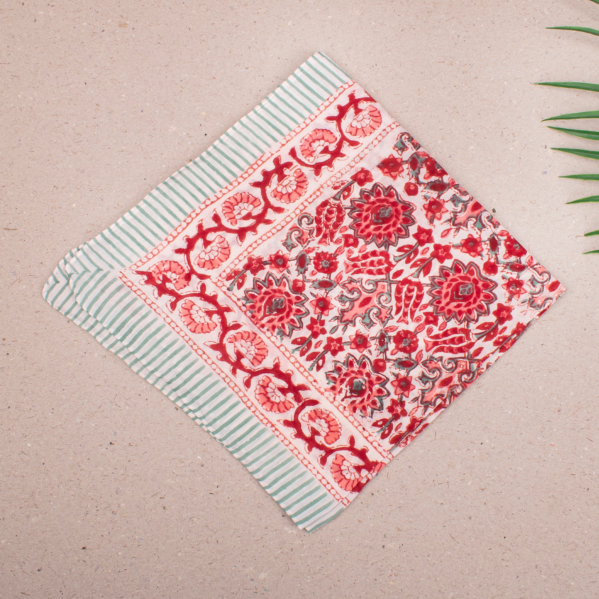Handmade Printed Cotton Bandanas With Floral Prints, Lightweight Headband For Neck Or Face, Bohemian Fashion For Her, Summer Wrap Gift